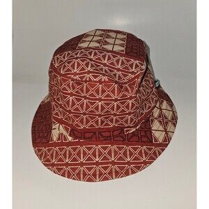 Sig Zane Bucket Hat Orange Size Adult M Medium Hilo Hawaii Aalii Ku Makani